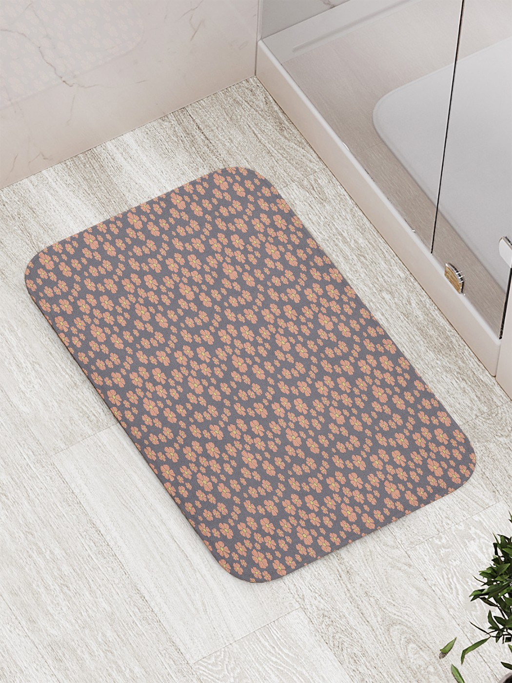 

Коврик противоскользящий для ванной, сауны, бассейна, 77х52 см bath_74092 JoyArty