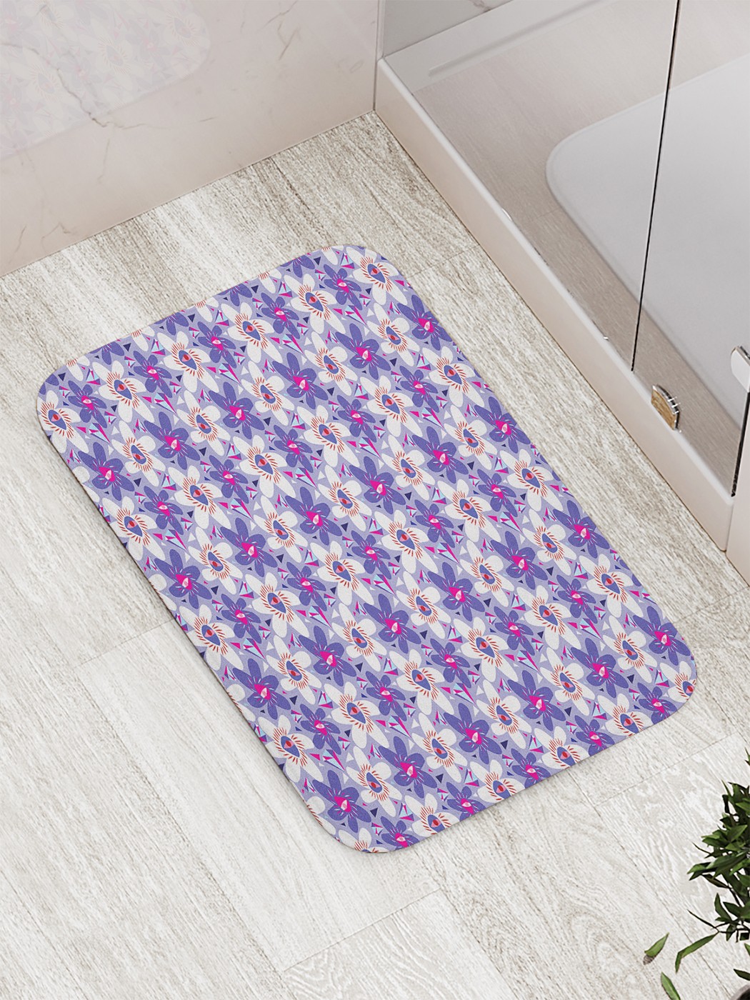 

Коврик противоскользящий для ванной, сауны, бассейна, 77х52 см bath_74085 JoyArty