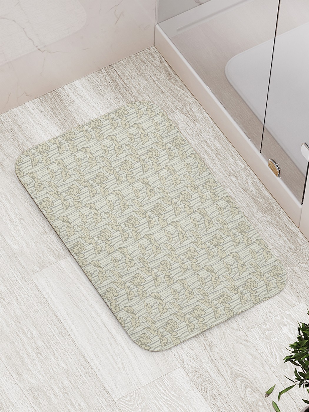 

Коврик противоскользящий для ванной, сауны, бассейна, 77х52 см bath_74070 JoyArty