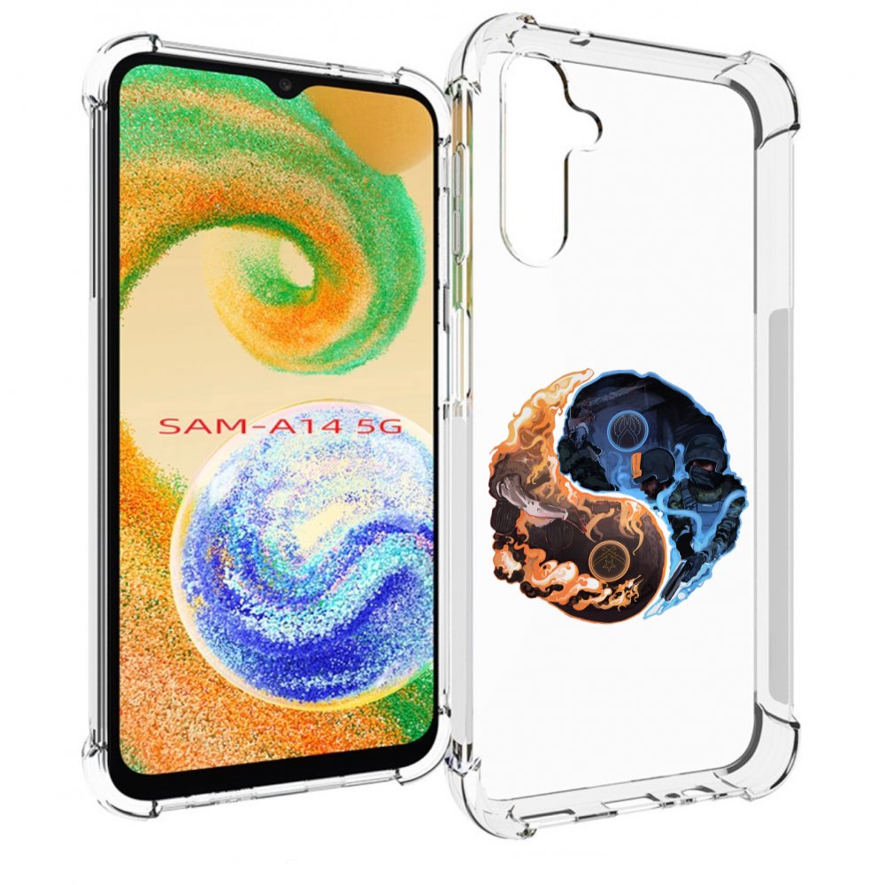 

Чехол MyPads кс-го-инь-янь для Samsung Galaxy A14 5G, Прозрачный, Tocco
