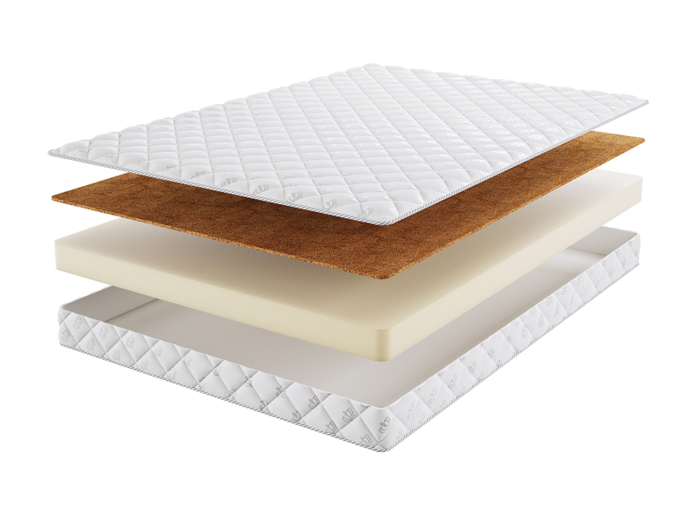 

Матрас Beautyson Roll Foam 10 Cocos 160х195, Бежевый;белый;серый;серебристый, Roll Foam 10 Cocos