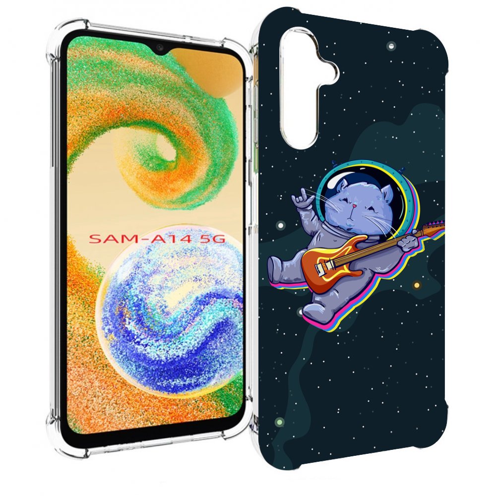 

Чехол MyPads крутой-хомяк-в-космосе для Samsung Galaxy A14 5G, Прозрачный, Tocco