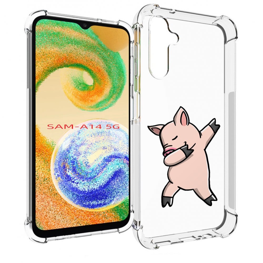

Чехол MyPads крутой-поросенок для Samsung Galaxy A14 5G, Прозрачный, Tocco
