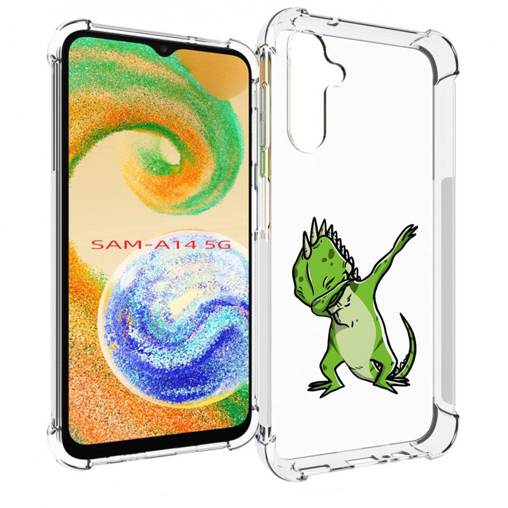

Чехол MyPads крутая-ящерица для Samsung Galaxy A14 5G, Прозрачный, Tocco