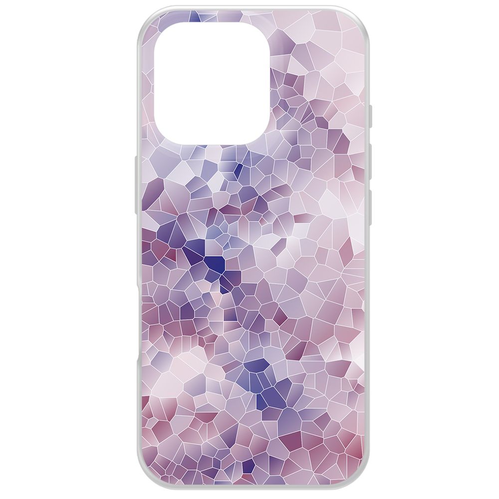 

Чехол-накладка Krutoff Clear Case Витраж 2 для iPhone 16 Pro, Прозрачный