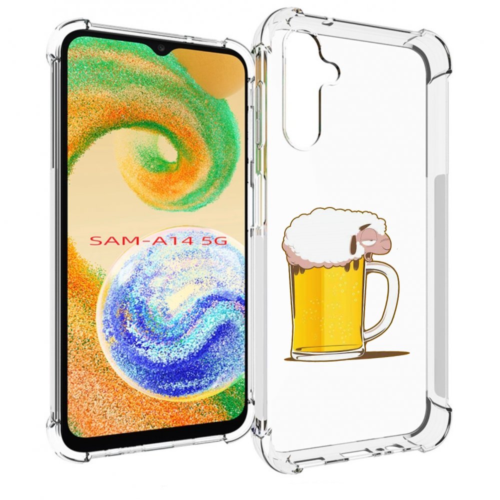 

Чехол MyPads кружка пива для Samsung Galaxy A14 5G, Прозрачный, Tocco