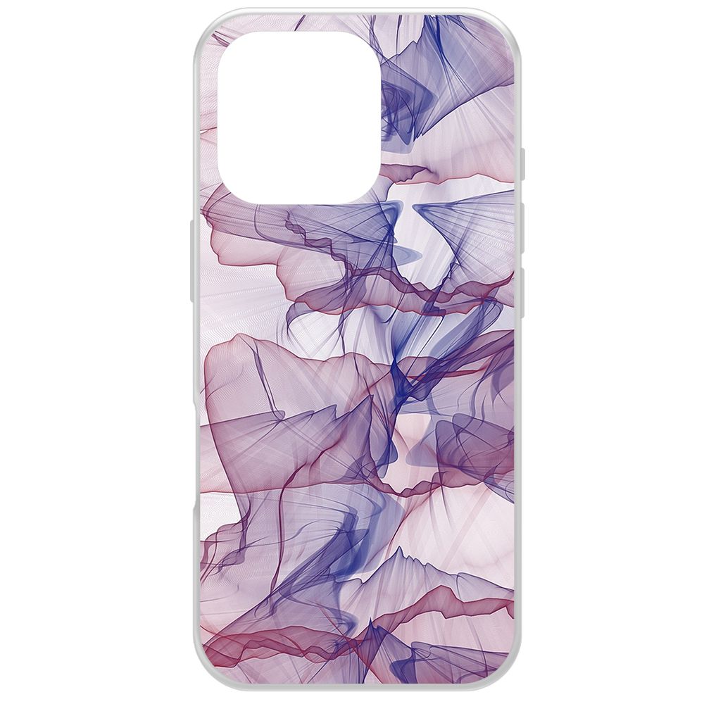 

Чехол-накладка Krutoff Clear Case Абстракт 15 для iPhone 16 Pro, Прозрачный