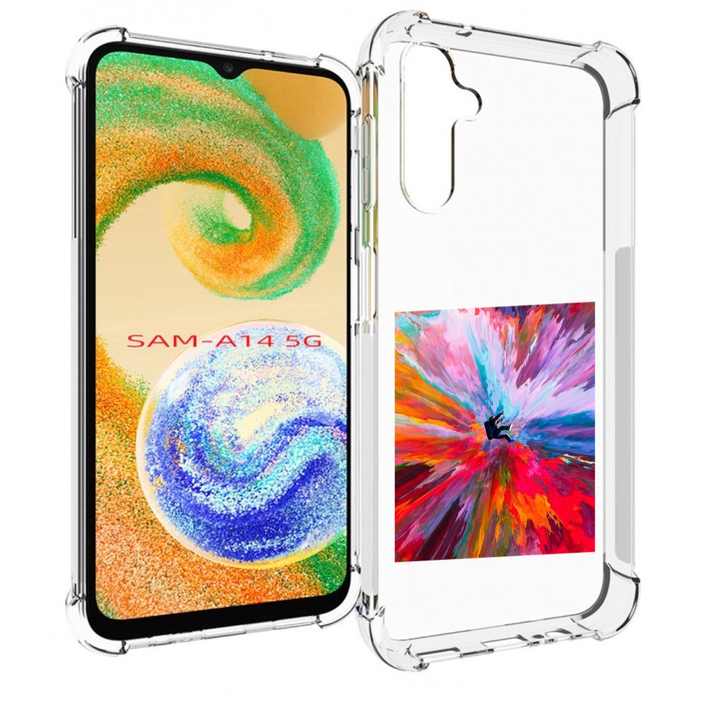 

Чехол MyPads красочный астранавт для Samsung Galaxy A14 5G, Прозрачный, Tocco