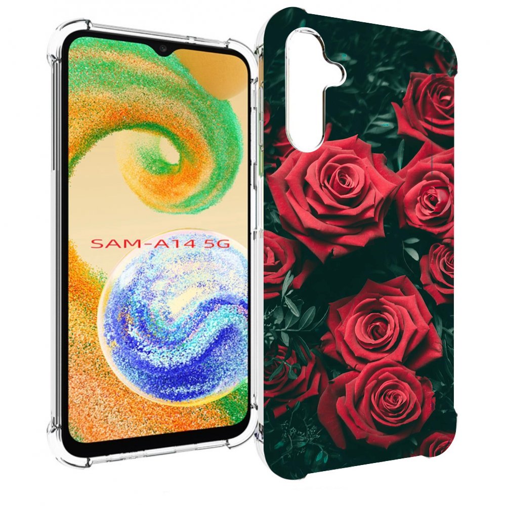 

Чехол MyPads красные-бархатные-розы для Samsung Galaxy A14 5G, Прозрачный, Tocco