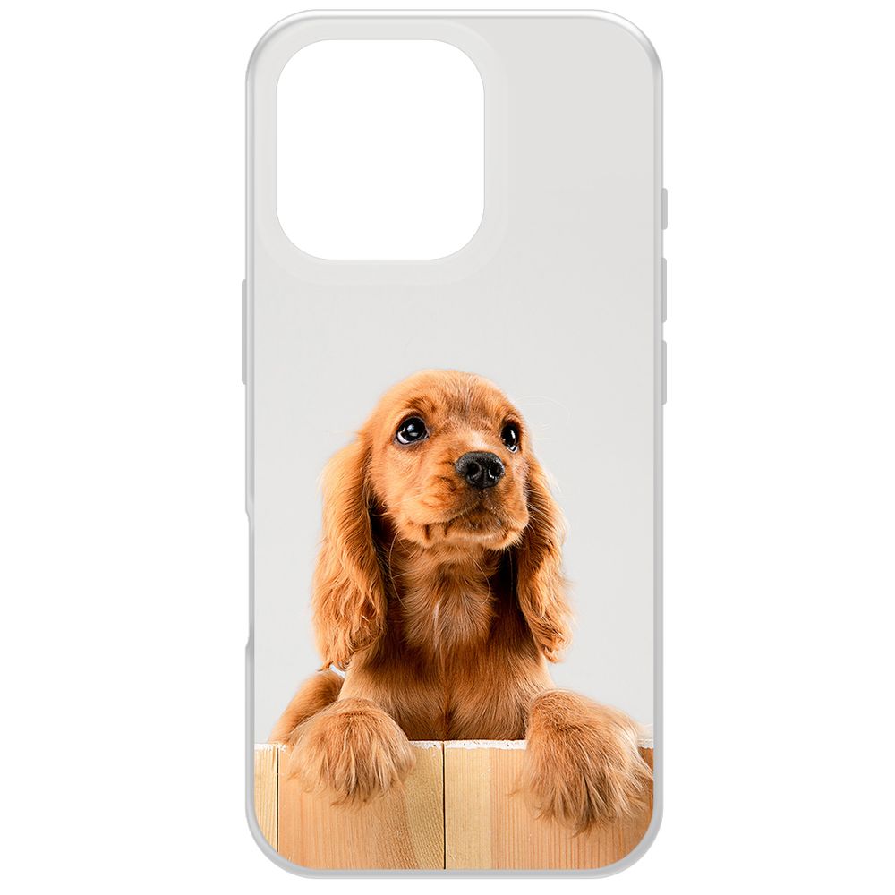 

Чехол-накладка Krutoff Clear Case Выходи играть для iPhone 16 Pro, Прозрачный