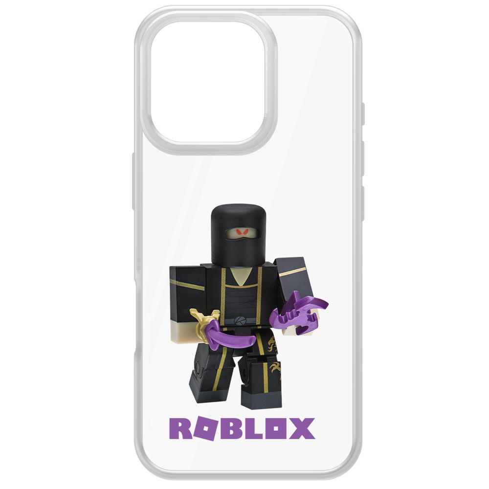 

Чехол-накладка Krutoff Clear Case Roblox-Ниндзя Ассасин для iPhone 16 Pro, Прозрачный
