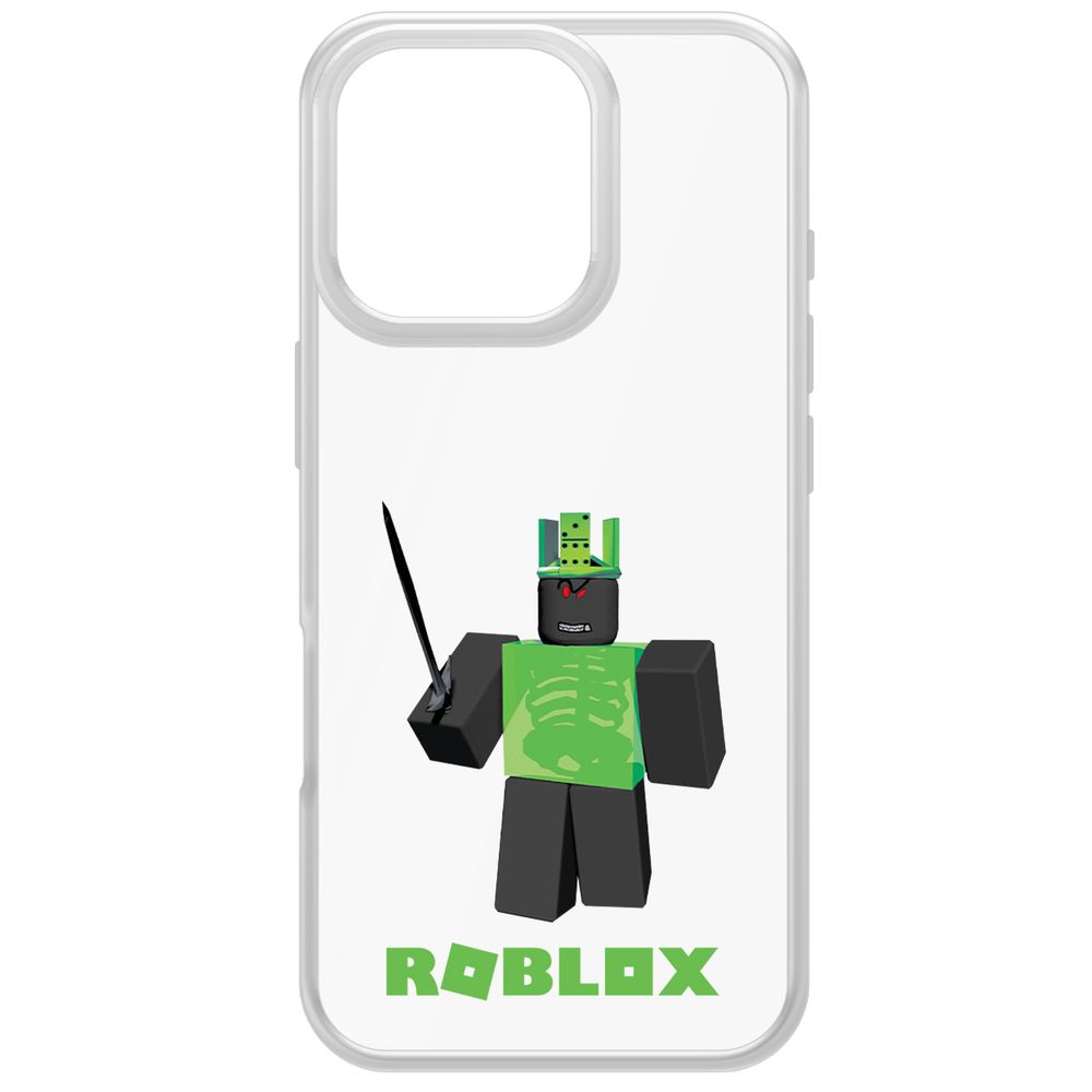 

Чехол-накладка Krutoff Clear Case Roblox-1x1x1x1x1 для iPhone 16 Pro, Прозрачный