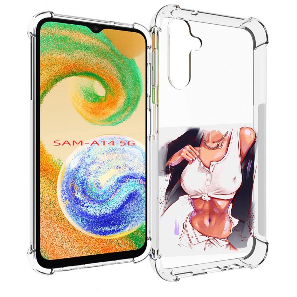 

Чехол MyPads красивая-стройная-модель для Samsung Galaxy A14 5G, Прозрачный, Tocco