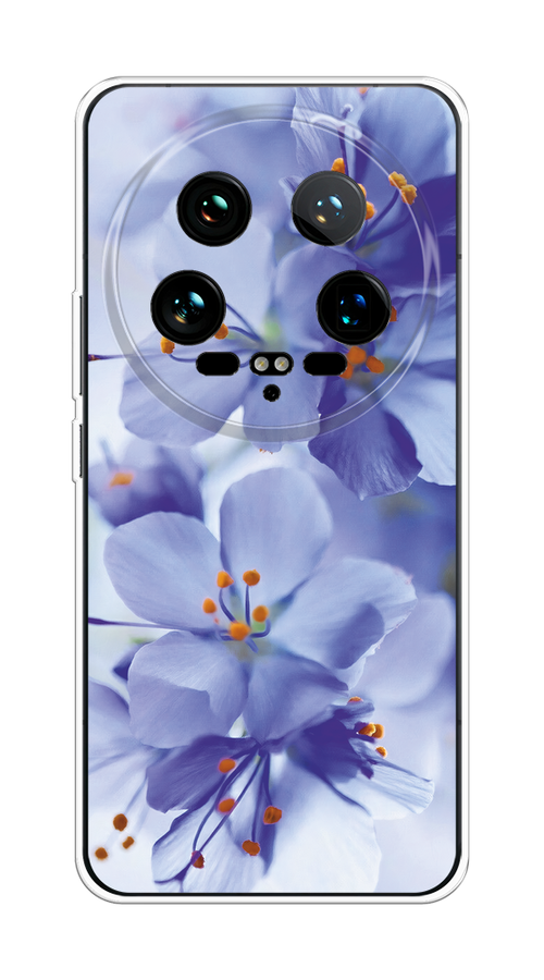 

Чехол на Xiaomi 14 Ultra "Фиолетовые цветки", Фиолетовый;синий, 321850-1