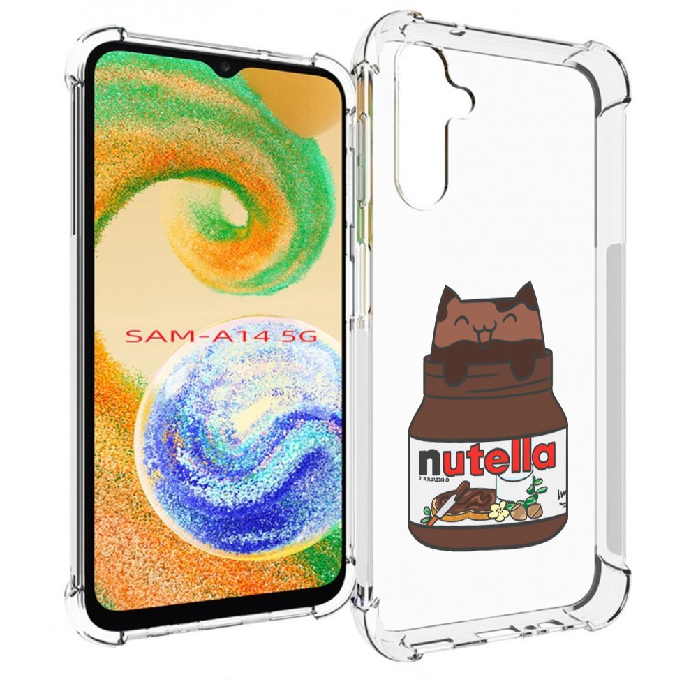 

Чехол MyPads кошечка-в-нутелле для Samsung Galaxy A14 5G, Прозрачный, Tocco