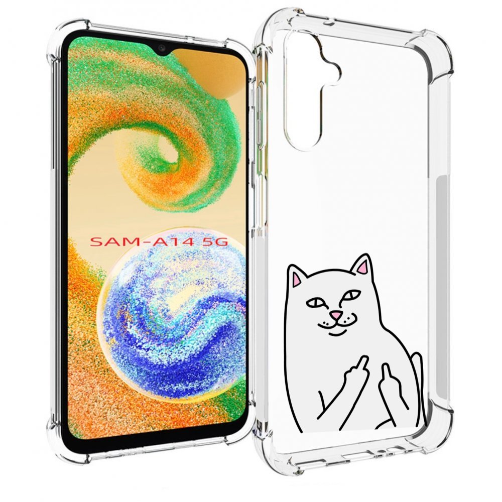 

Чехол MyPads котяра для Samsung Galaxy A14 5G, Прозрачный, Tocco