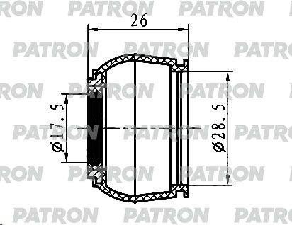 

Пыльник шаровой опоры NISSAN JUKE F15 2010- SENTRA RUS MAKE B17R 2014- TIID