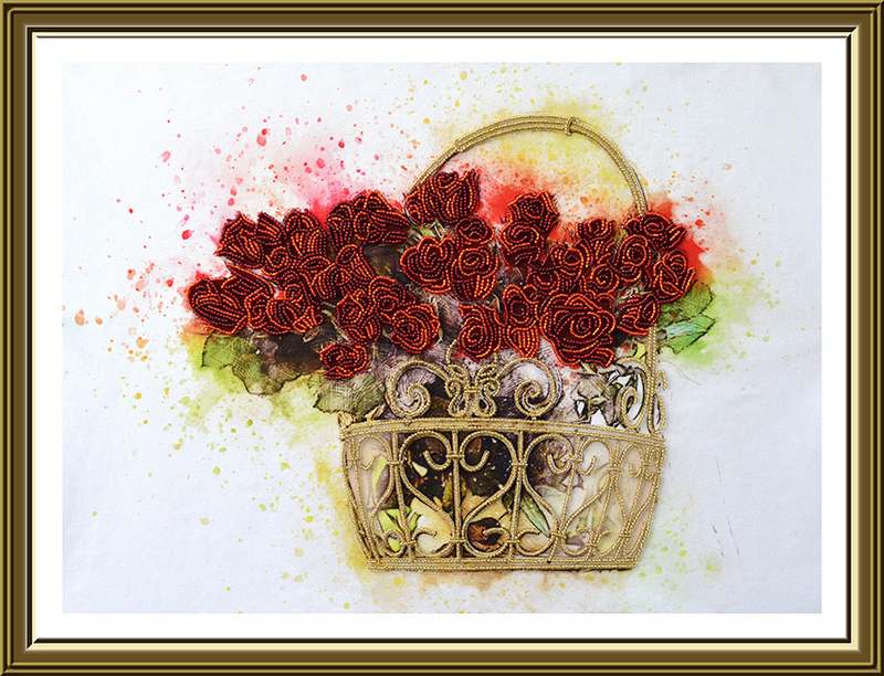 

Вышивка бисером Цветы любви НК 3303, 48x35 см от