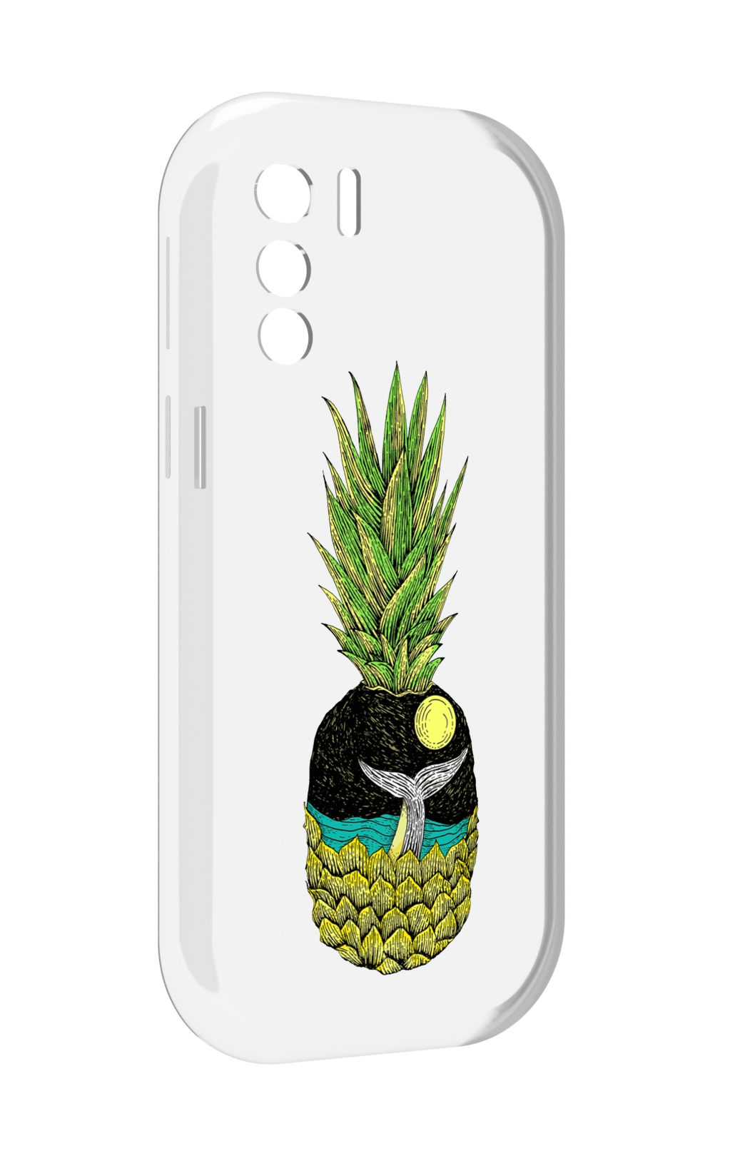 

Чехол MyPads ананас с китом для UleFone Note 13P, Прозрачный, Tocco