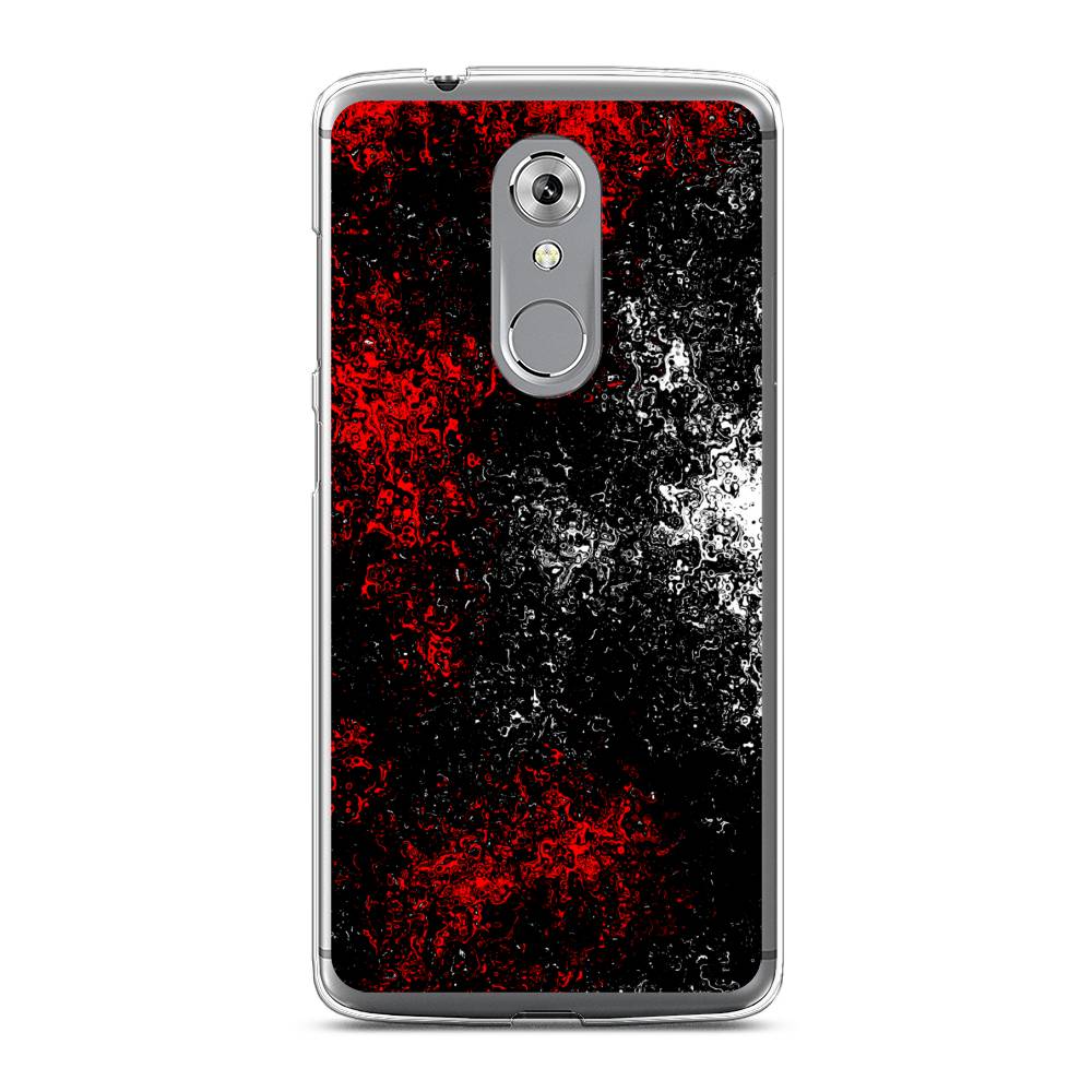 

Чехол на ZTE Axon 7 "Монотипия", Красный;черный;белый, 131450-3