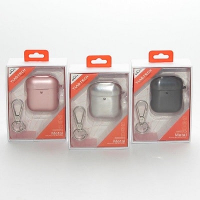 

Чехол Airpods Металл Нержавеющая сталь розовый