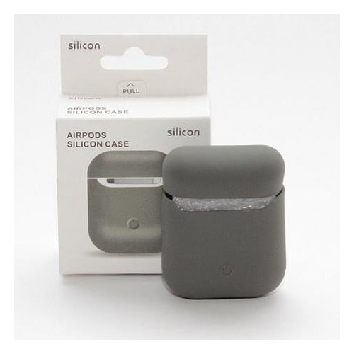 

Чехол для Apple Airpods Silicon Case WS, оливковый, Зеленый