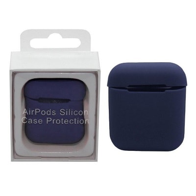 Чехол Airpods Silicon Case Protection синий