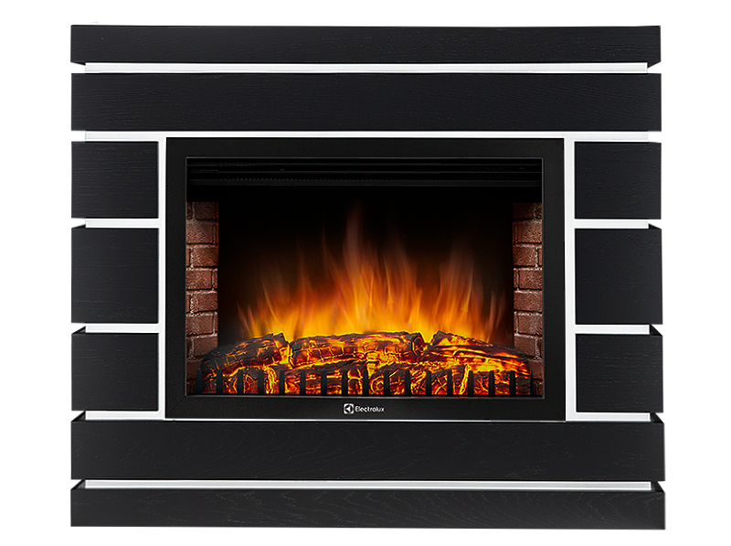 

Электрокамин Electrolux Moderno 30 черный дуб + EFP/P-3020LS N