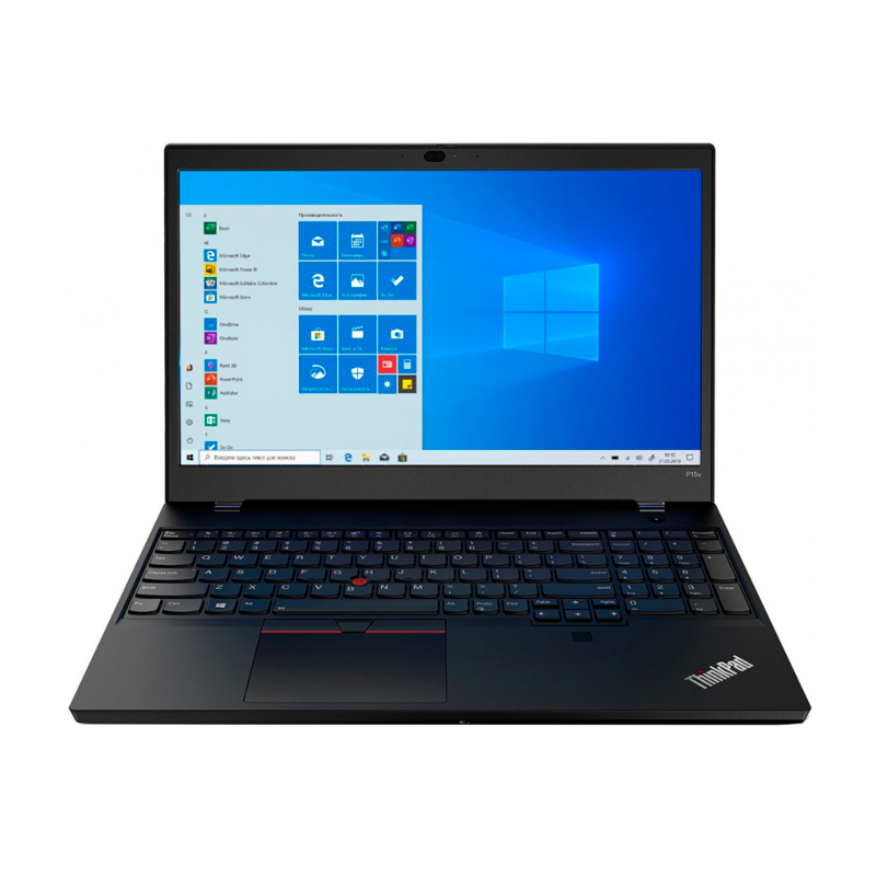 фото Ноутбук lenovo thinkpad p15v gen 1 black (20tq0042rt)