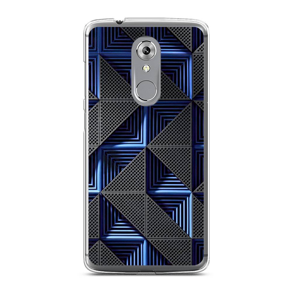 

Чехол на ZTE Axon 7 "IBM", Серый;синий, 131450-3