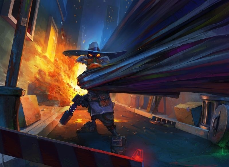 

Постер к мультфильму "Черный Плащ" (Darkwing Duck) A2