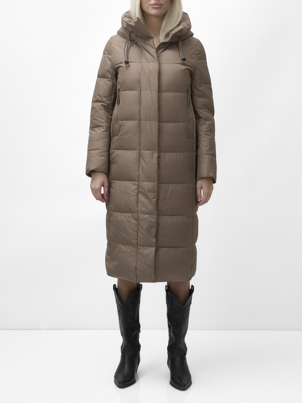 

Пальто женское NoBrand AD9606 коричневое M, Коричневый, AD9606