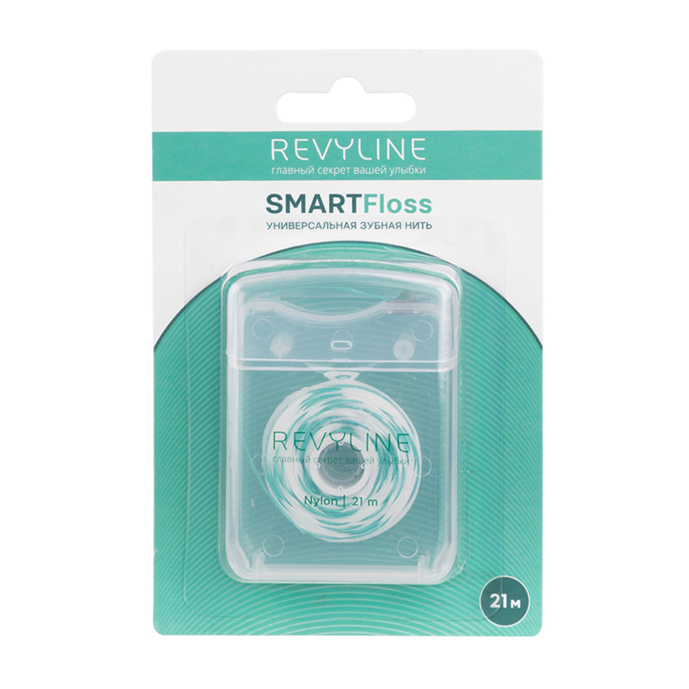 Зубная нить Revyline SmartFloss невощеная, 50 шт