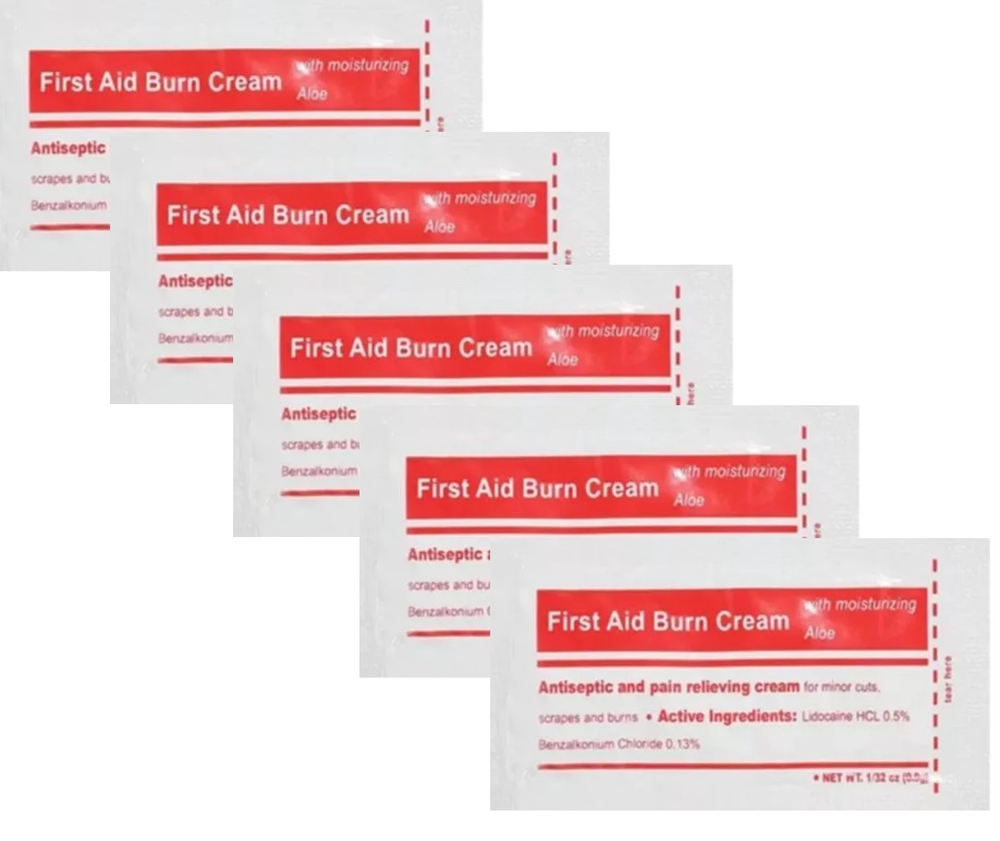 

Мазь для ожогов и ран First Aid Burn Cream 0,9 г 5 шт., First Aid Burn Cream