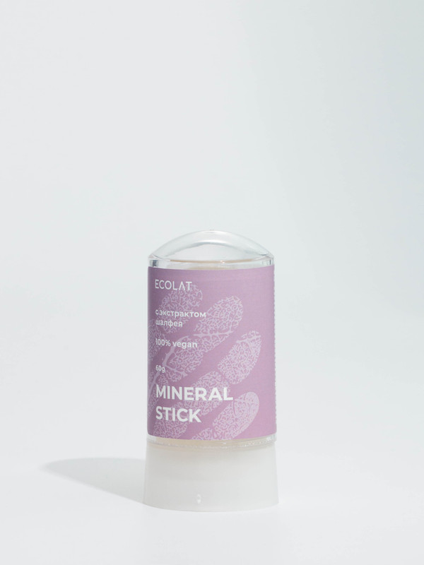 Натуральный минеральный дезодорант для тела ECOLAT с экстрактом шалфея, 60 г eisenberg дезодорант стик j ose