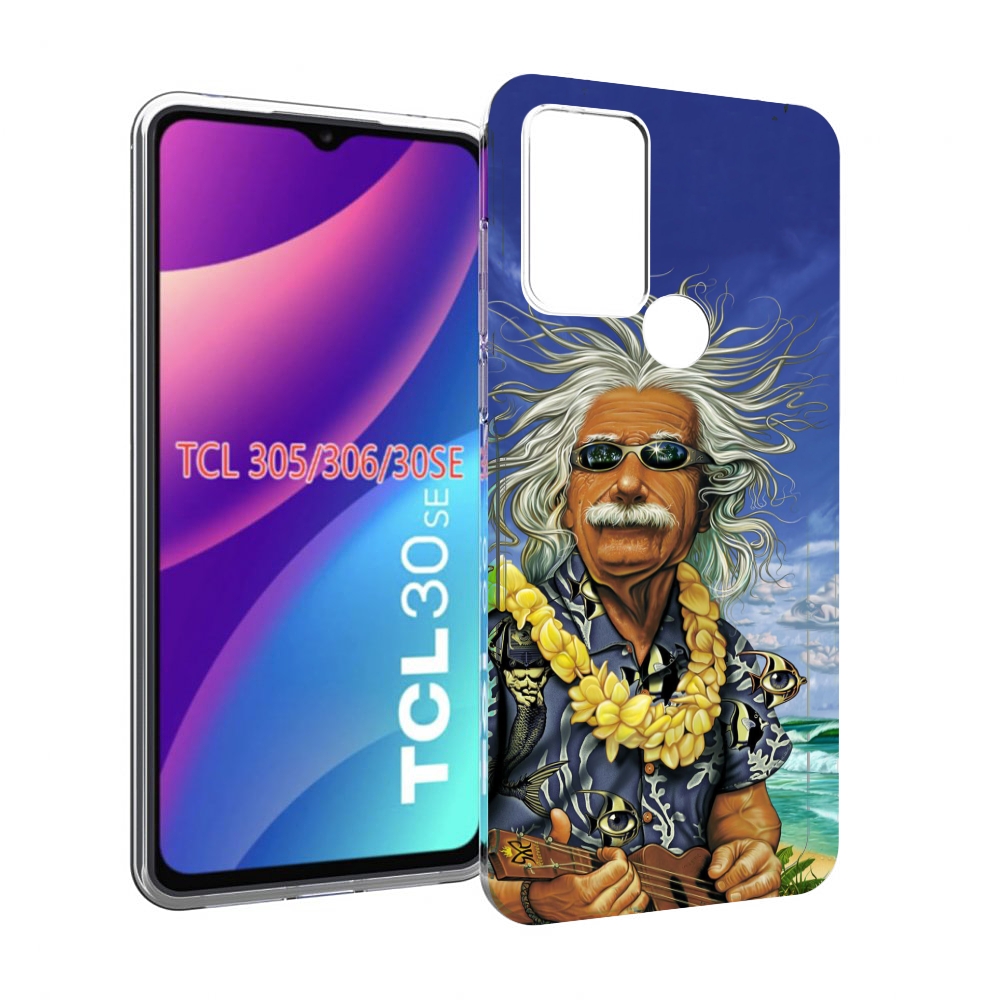 

Чехол MyPads энштейн на отдыхе для TCL 30SE/305/306/30E, Tocco