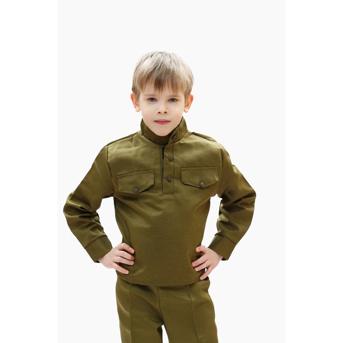 

Гимнастёрка Страна Карнавалия детская 3-5 лет рост 104-116 см 2048708, Зеленый, 2048710