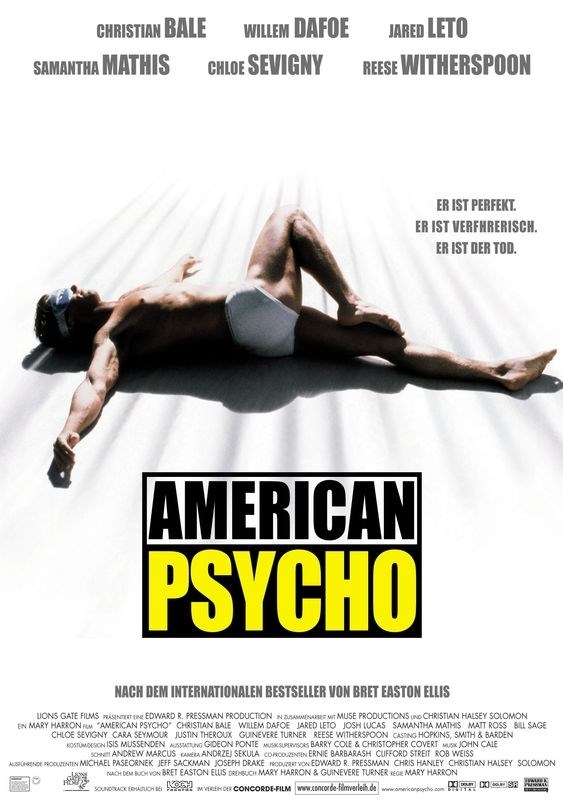 

Постер к фильму "Американский психопат" (American Psycho) A3