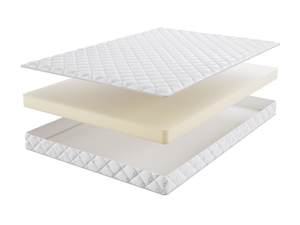 

Матрас Beautyson Roll Foam 10 180х195, Бежевый;белый;серый;серебристый, Roll Foam 10