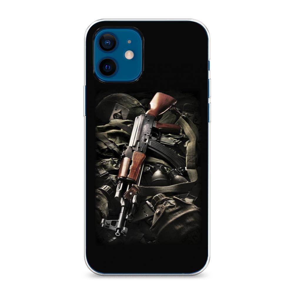 фото Силиконовый чехол "автомат" на apple iphone 12 mini awog