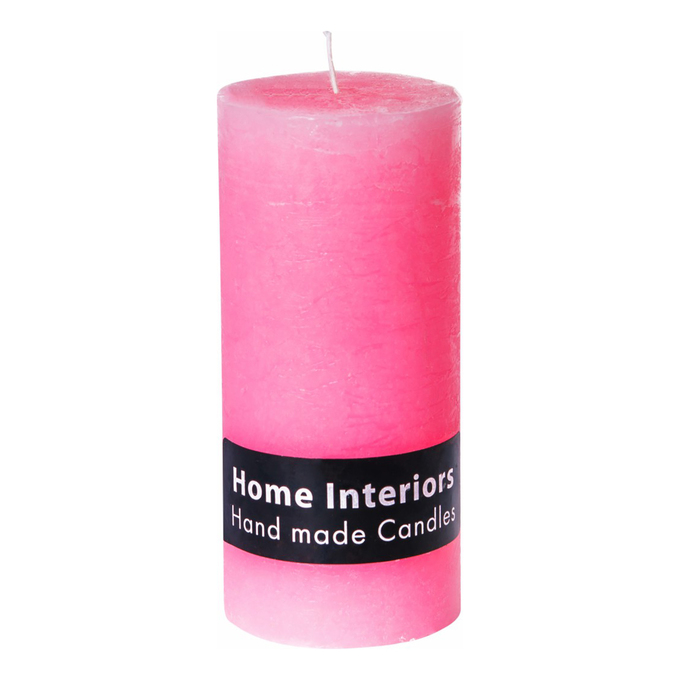 

Свеча-столбик Home Interiors Рустик 60 х 130 см розовая