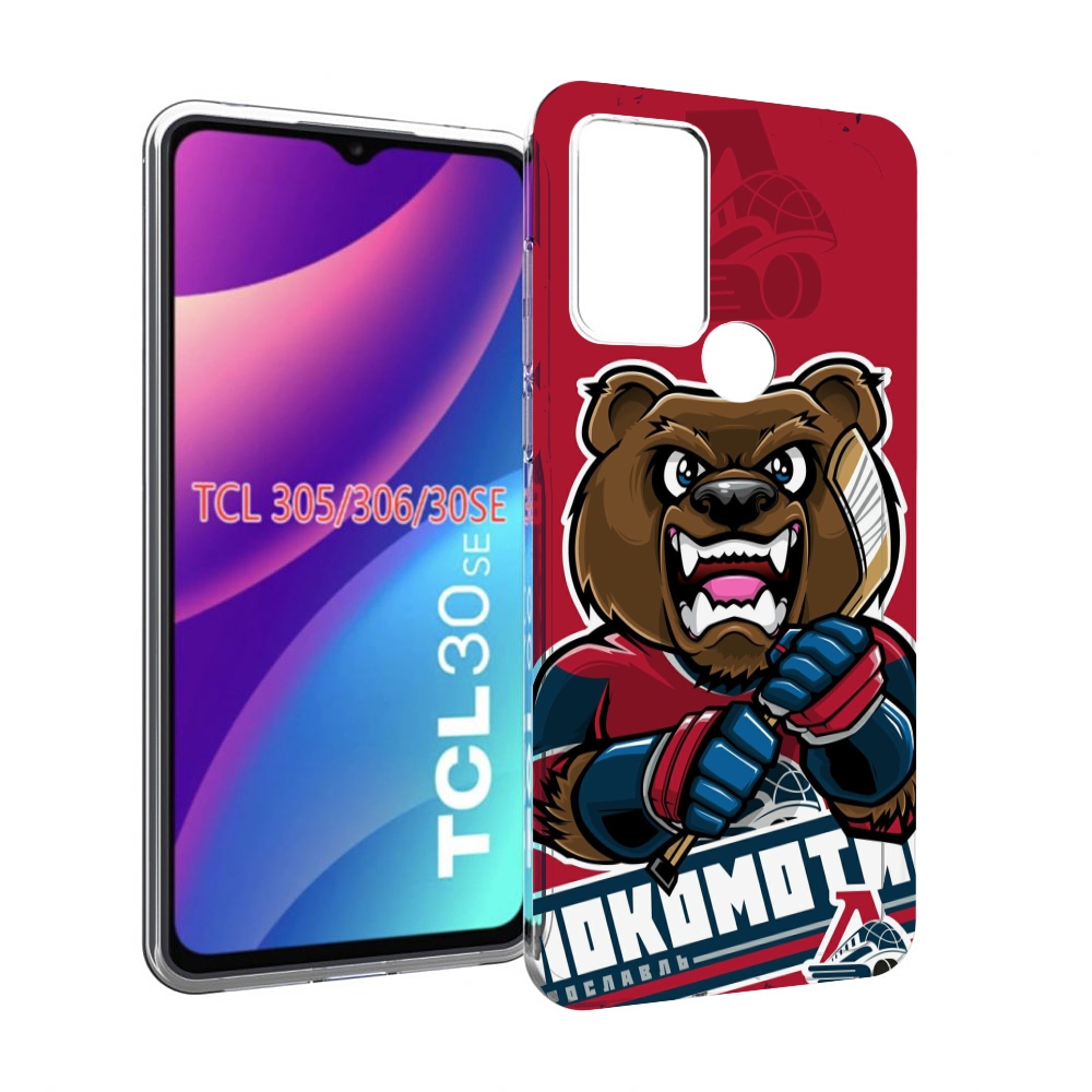 

Чехол MyPads хоккей локомотив ярославь мужской для TCL 30SE/305/306/30E, Tocco