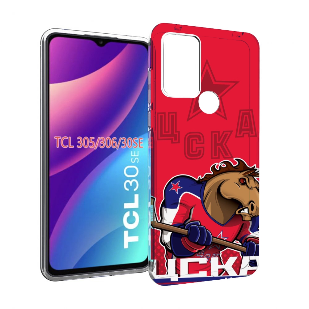 

Чехол MyPads хк цска мужской для TCL 30SE/305/306/30E, Tocco