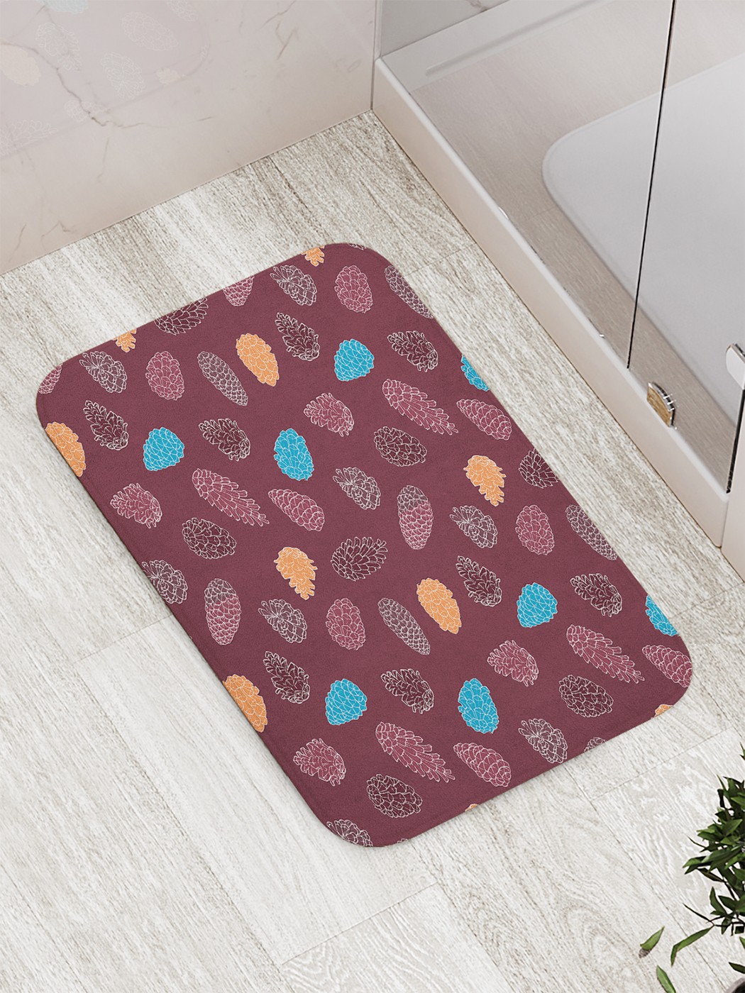 

Коврик противоскользящий для ванной, сауны, бассейна, 77х52 см bath_73954 JoyArty