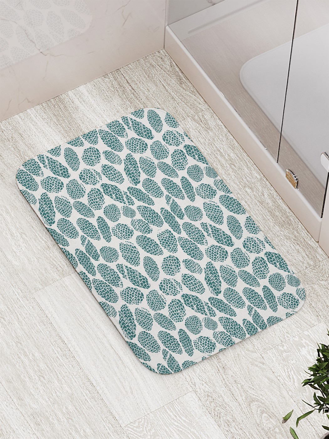 

Коврик противоскользящий для ванной, сауны, бассейна, 77х52 см bath_73947 JoyArty