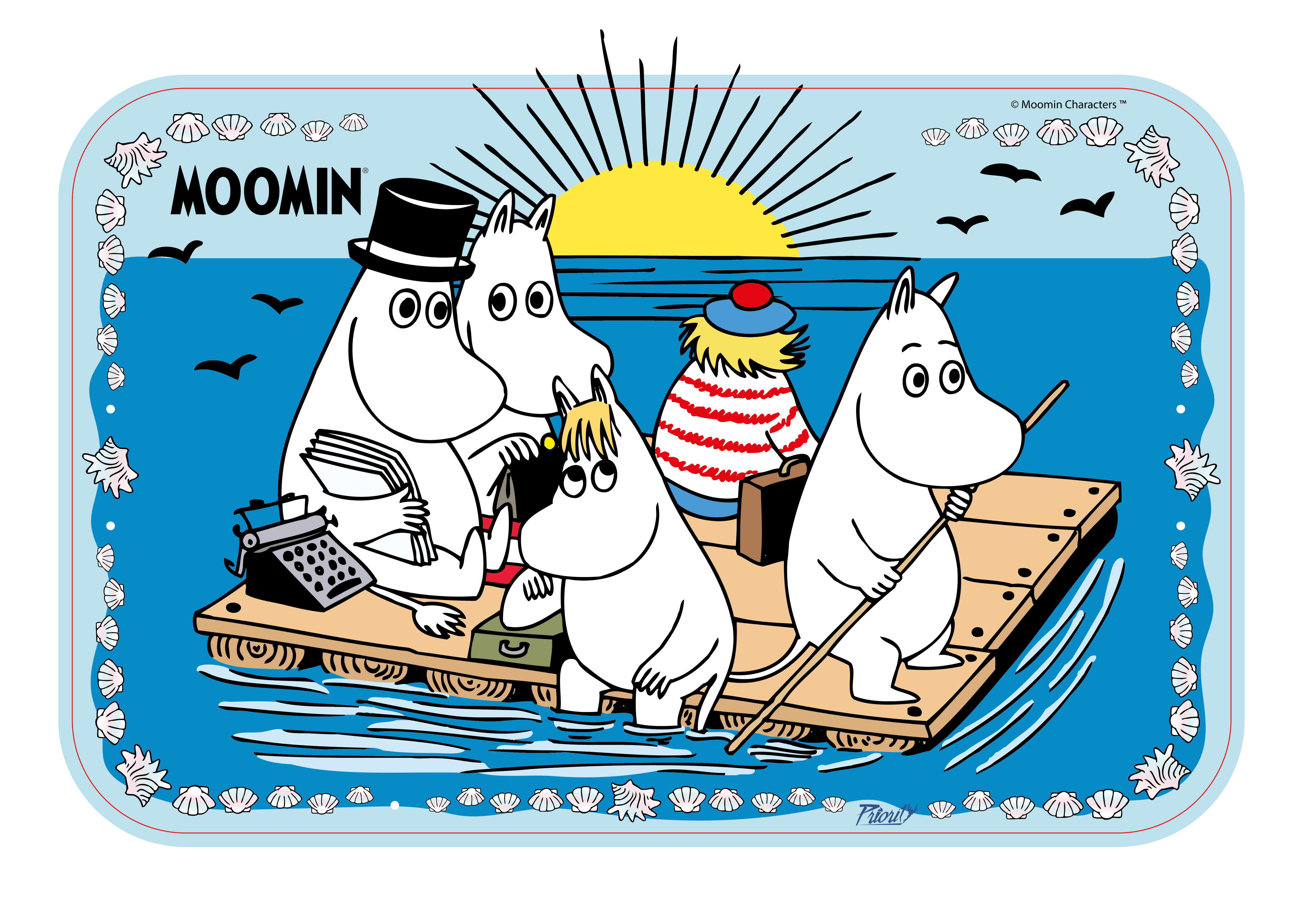 фото Салфетка сервировочная moomin 42 х 27 см полипропилен в ассортименте