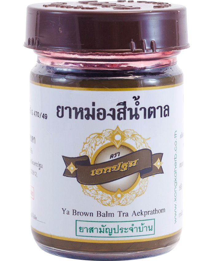 фото Бальзам для тела kongka ya brown balm tra aekprathom (50 г) kongka herb