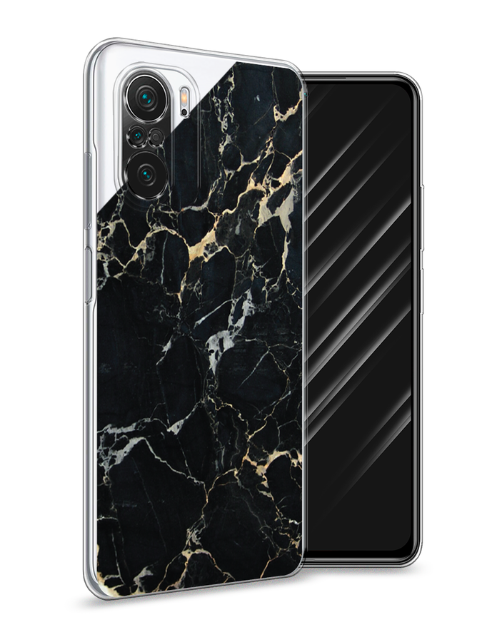 

Чехол Awog на Poco F3/Redmi K40/Mi 11i "Черный мрамор уголок", Разноцветный, 312650-3