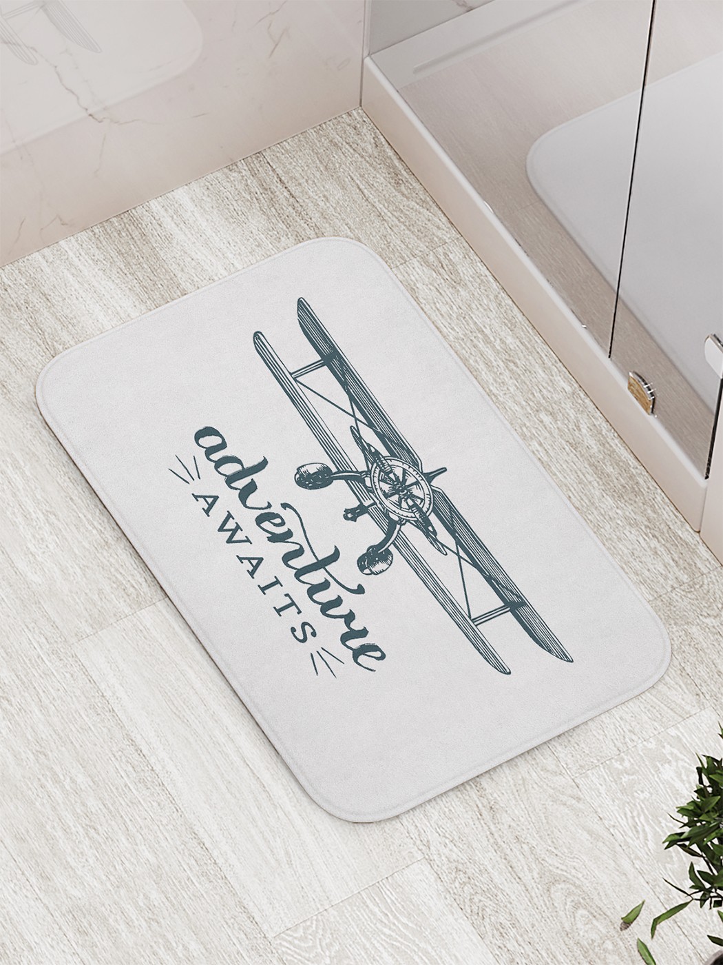 

Коврик противоскользящий для ванной, сауны, бассейна, 77х52 см bath_73930 JoyArty