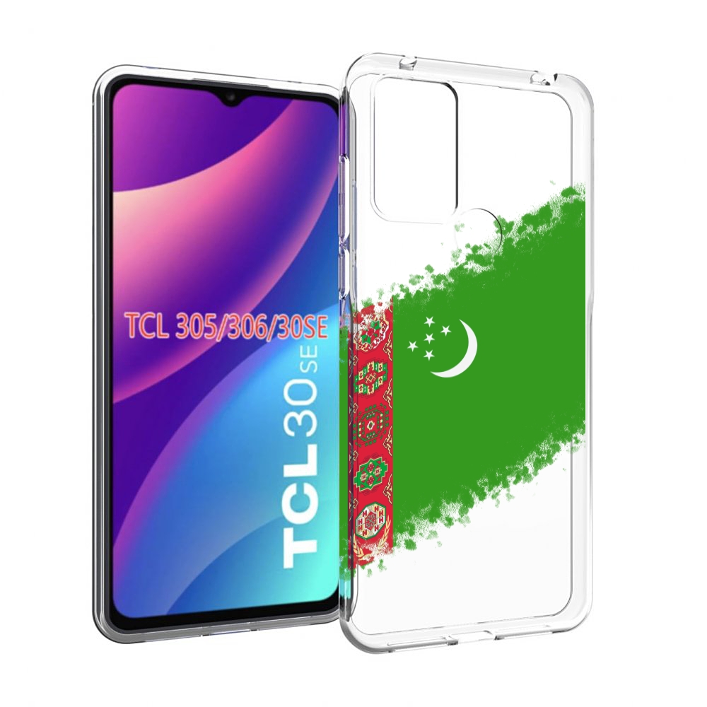 

Чехол MyPads флаг герб Туркменистан-1 для TCL 30SE/305/306/30E, Tocco